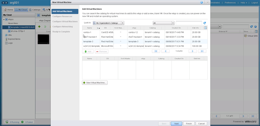 Lumen Private Cloud on VMware Cloud Foundation deploys vms quickly