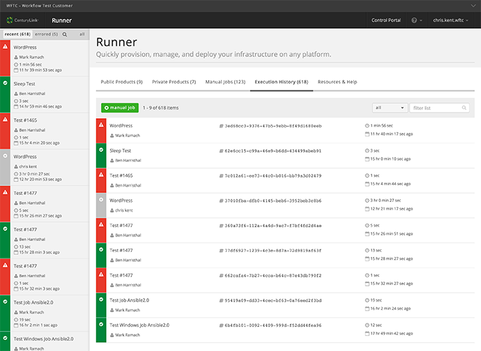 Manage and automate your infrastructure using Runner