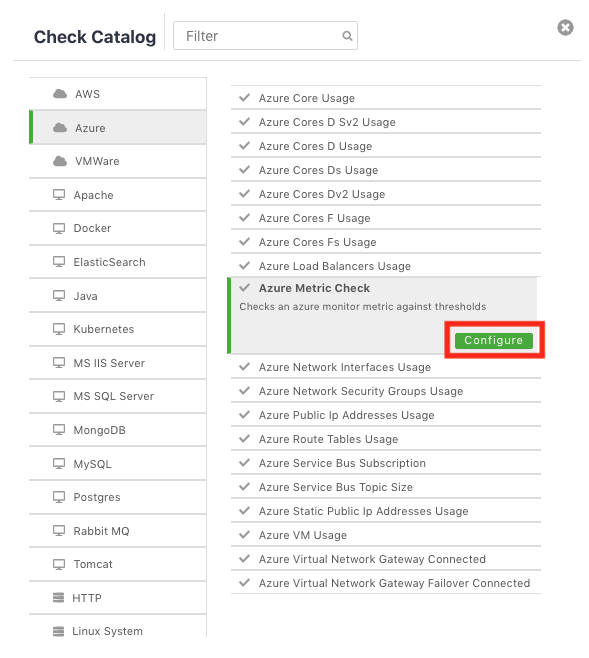 AzureCheckConfig