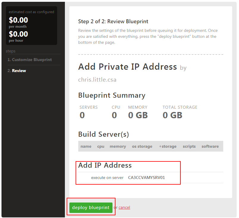 validate configuration