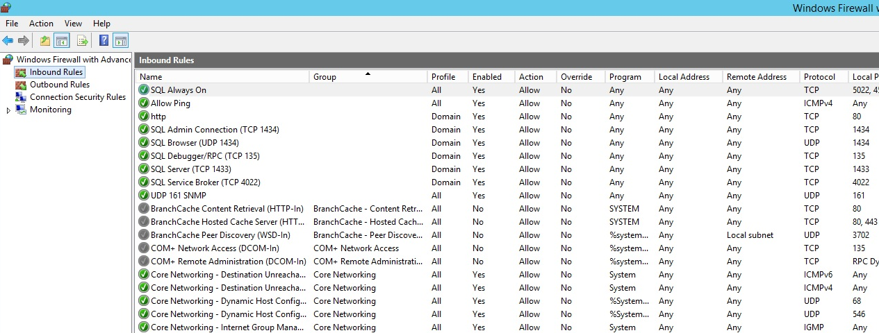 Create an Advanced Windows Firewall policy