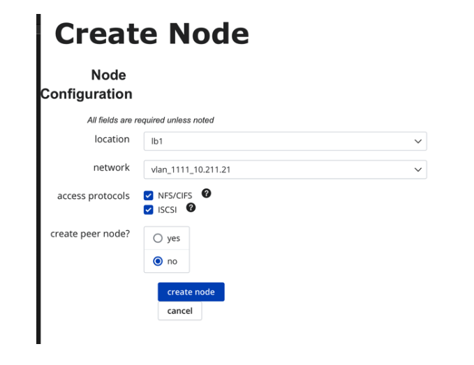 Create LNS Node
