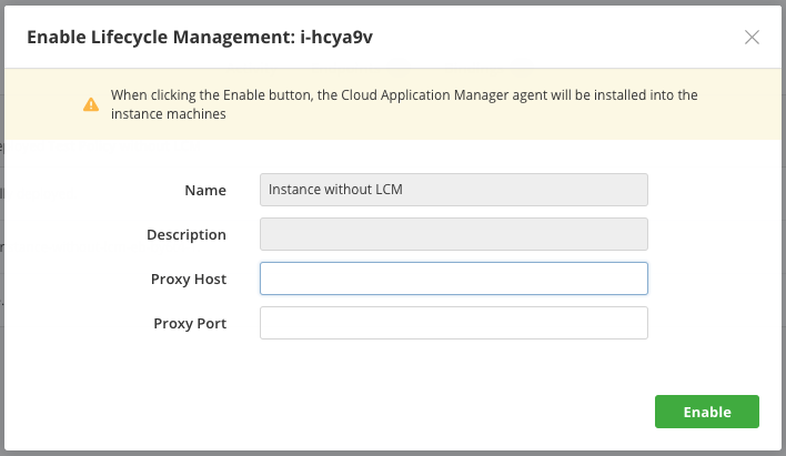 Deployment Policy Box Dialog