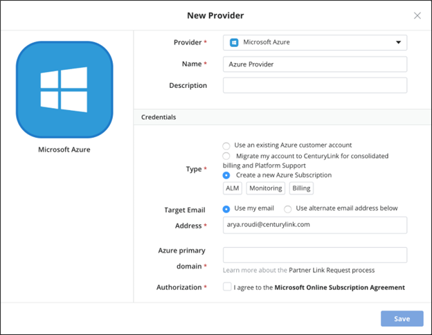 Microsoft Azure Provider