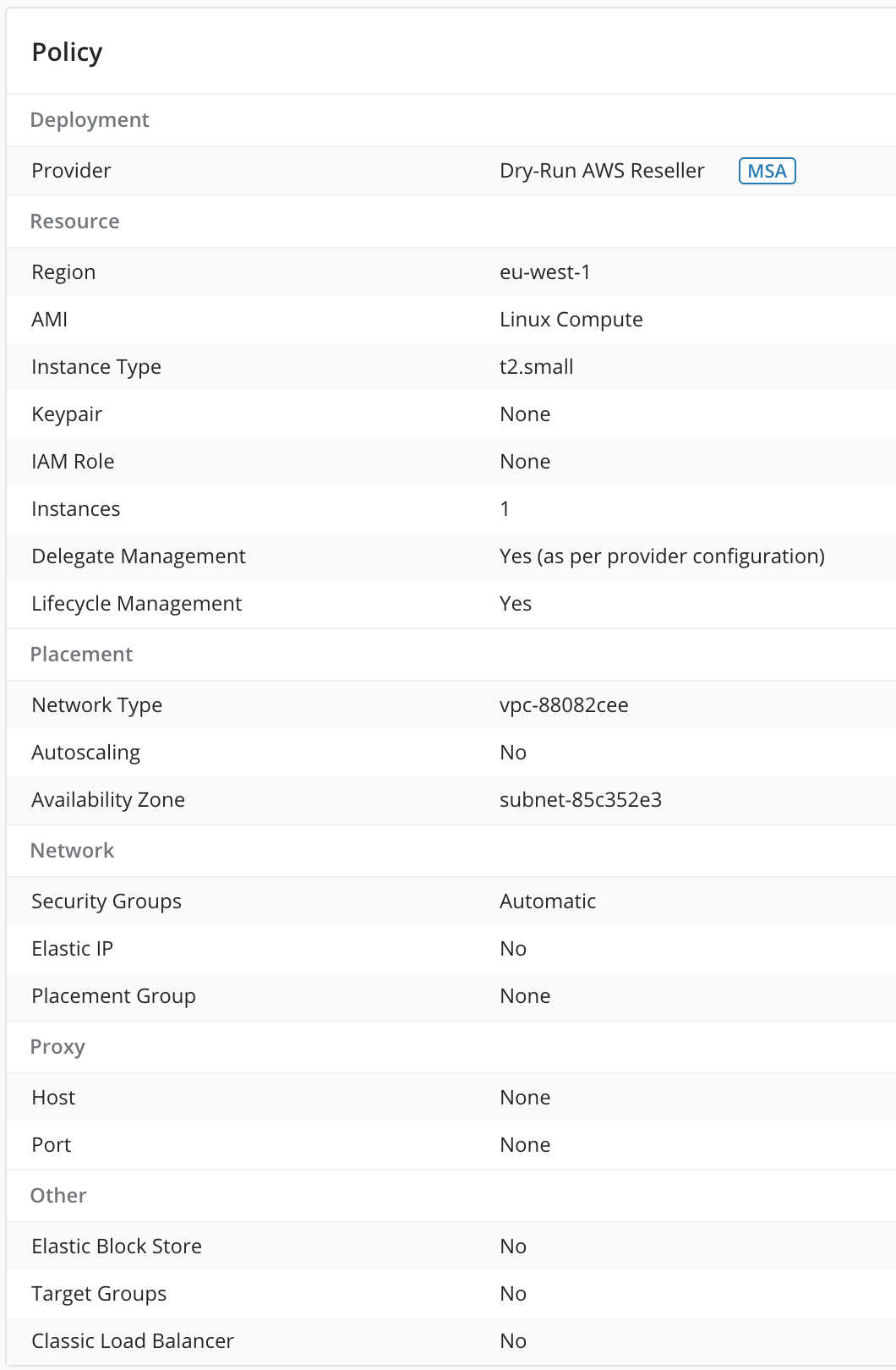 deploymeny policy overview