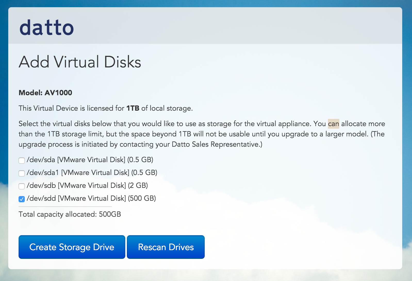 Add disks