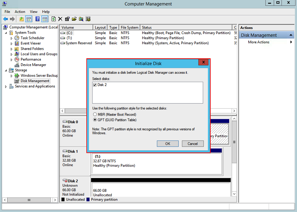 Difference between partition and raw disk