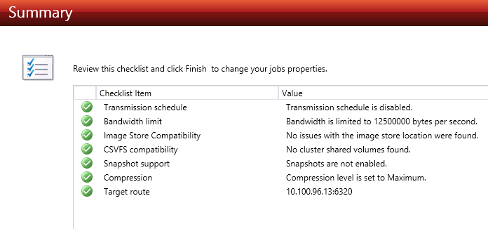 DT console DR source summary