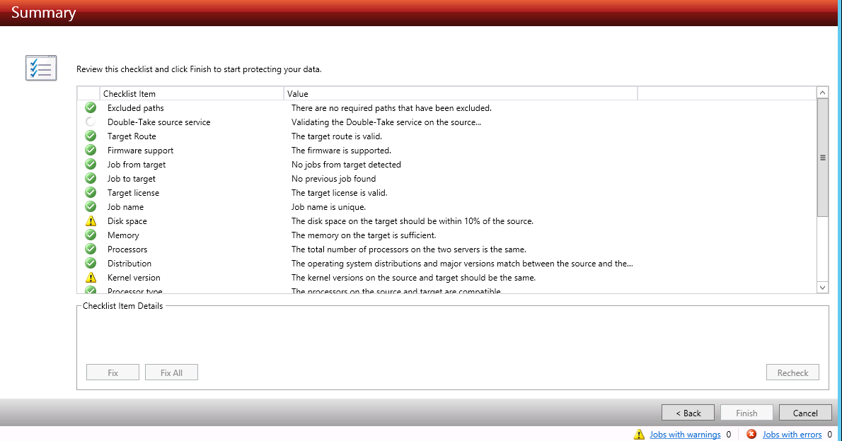 DT-console-availability-checklist