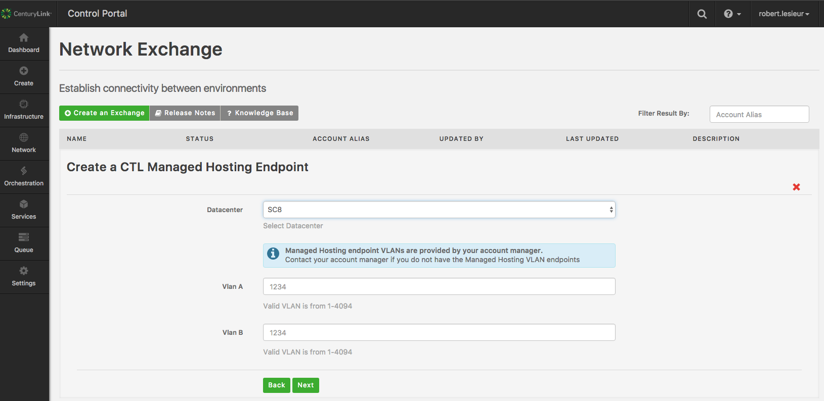 Network Exchange Getting Started Guide CenturyLink Cloud