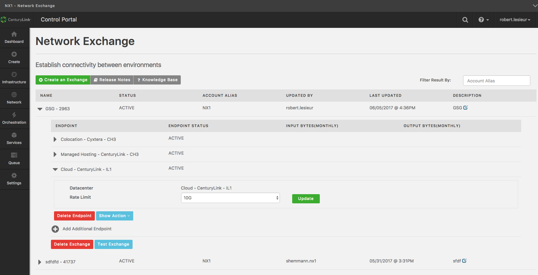 Network Exchange Getting Started Guide CenturyLink Cloud