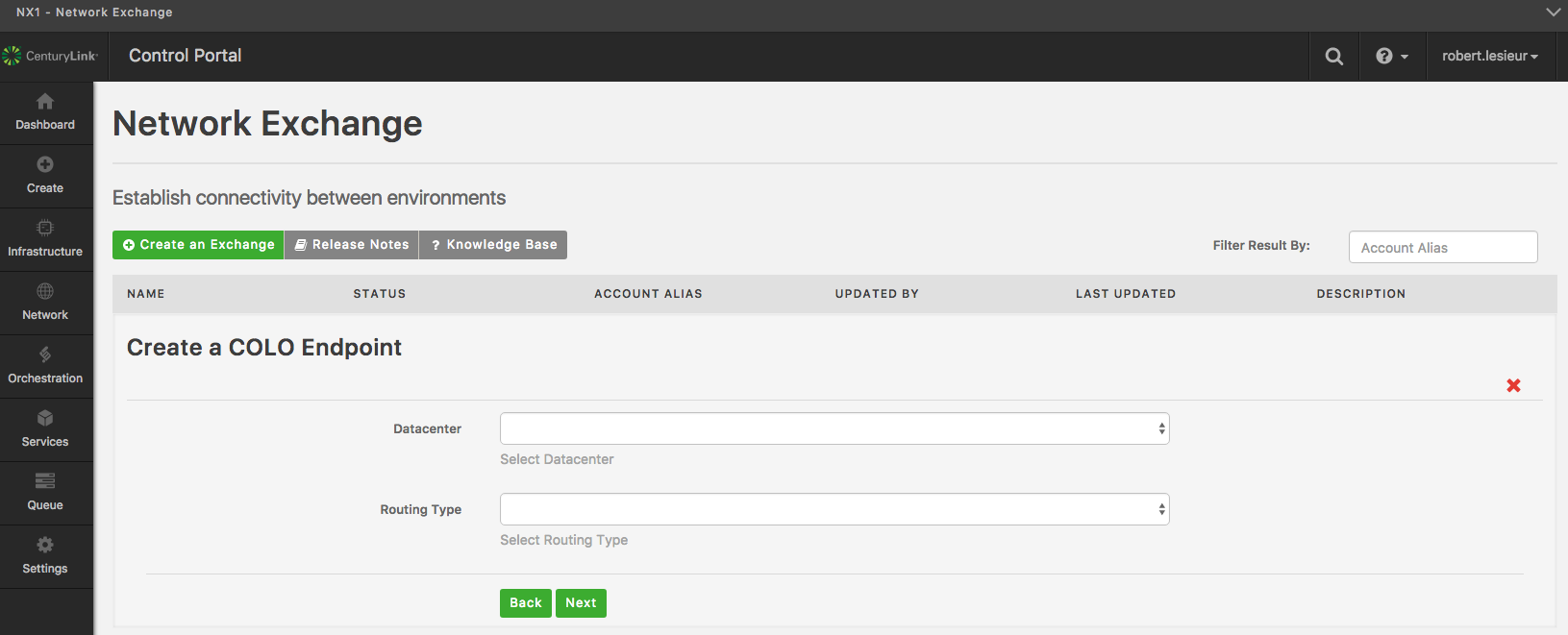 Network Exchange Getting Started Guide CenturyLink Cloud