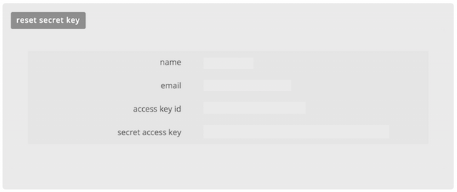 S3CMD Users Tab